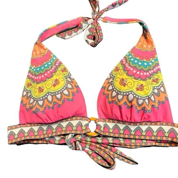 2 bikini tops-triangl neoprene top /Victoria’s Secret padded halter both size S - Picture 10 of 10